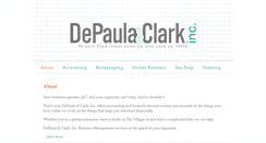 Desktop Screenshot of depaulaclark.com